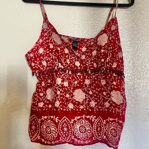 Vintage Lucky Brand 100% Cotton Size XL Beautiful Top New With Tags